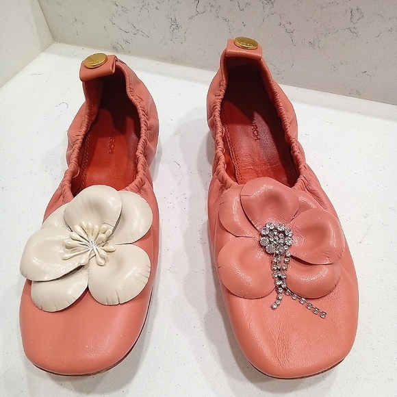 Like New!Tory Burch Canyon Ballet Flats 7 1/2 - Picture 2 of 12